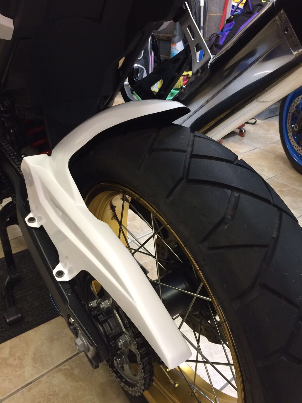 HONDA CRF1000L AFRICA TWIN 2016-2019 BAGKRAMMER/MUDGUARD