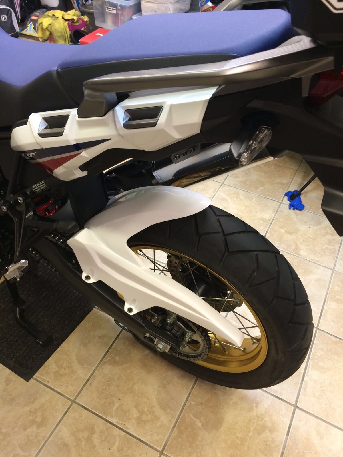 HONDA CRF1000L AFRICA TWIN 2016-2019 BAGKRAMMER/MUDGUARD